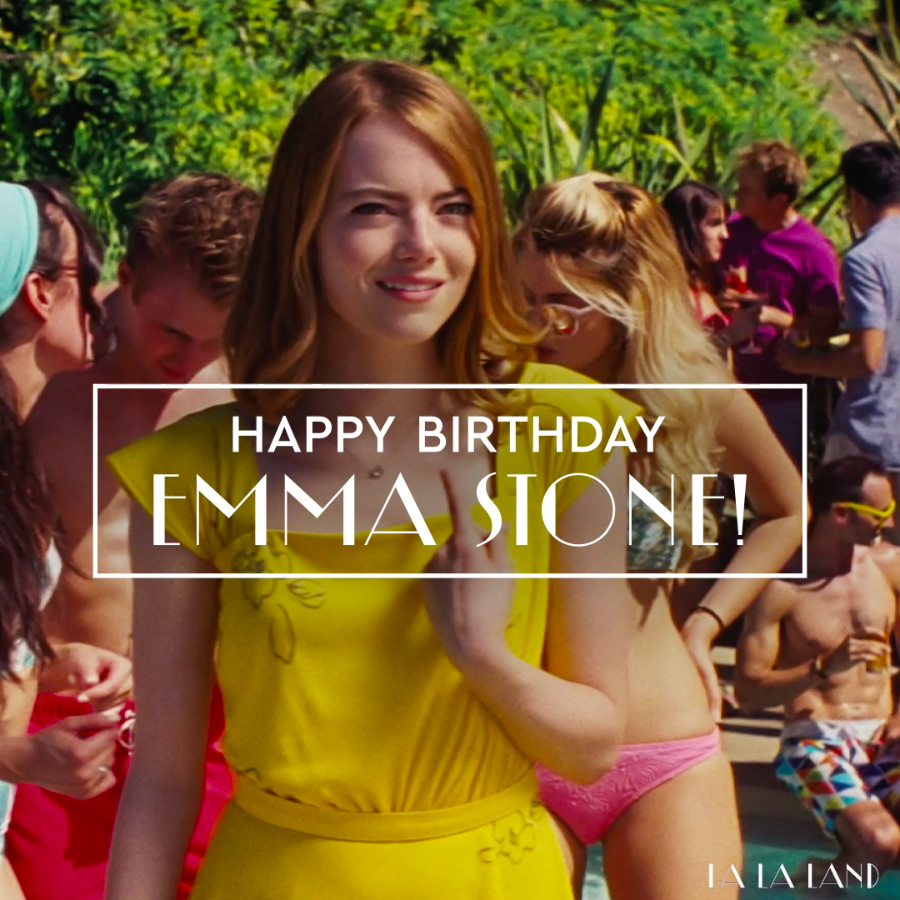 Wishing Emma Stone a belated Happy Birthday! You are so loved.  