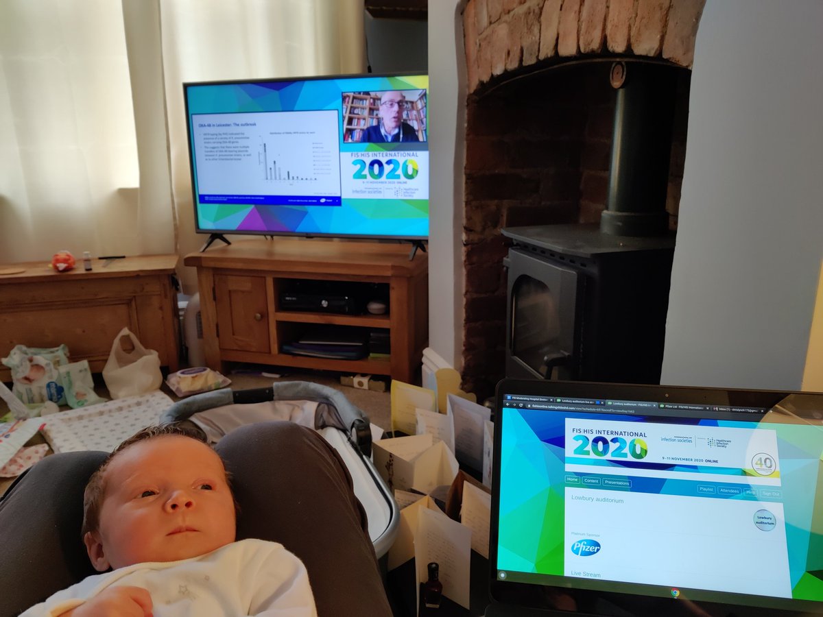 LynchMicro's tweet photo. @HIS_infection @HISConf I'm watching from Sheffield, UK. Rory is enjoying his first conference :) https://t.co/JJdUGZ4rE4