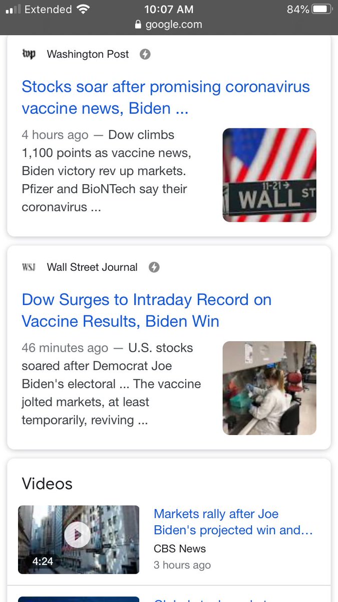 movingfarwords's tweet photo. @realDonaldTrump Stock markets up, thanks to #PresidentElectJoe #JoeAndKamala and the vaccine news https://t.co/xam6NOF4dP
