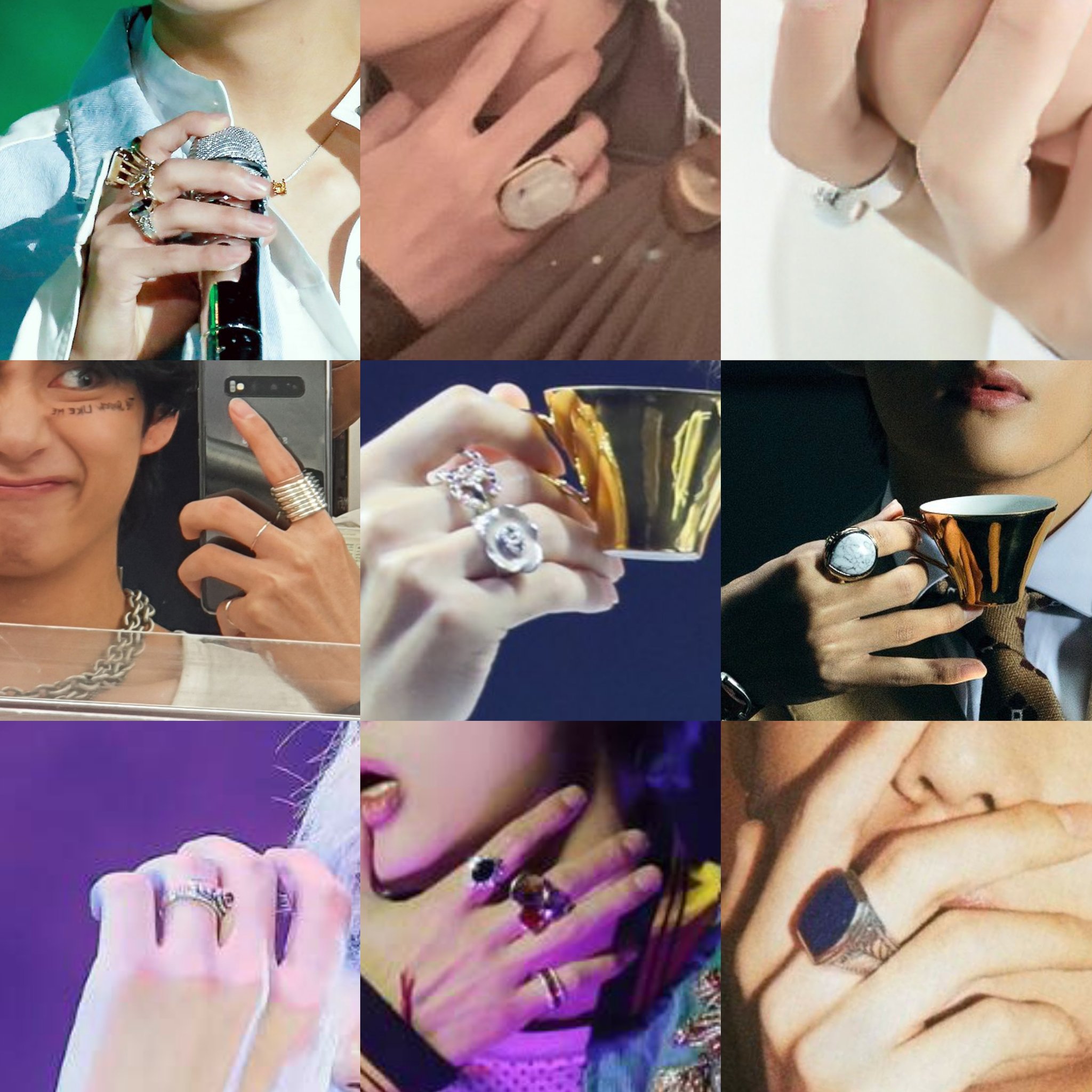 basketbal oogst Uitbarsten BTS V News on Twitter: "Taehyung's ring collection are so pretty  https://t.co/6VjF3LPEZM" / Twitter