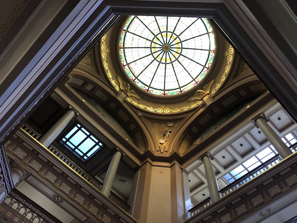 More views from the Jasper County Courthouse in Newton.  #iapolitics  #IA02