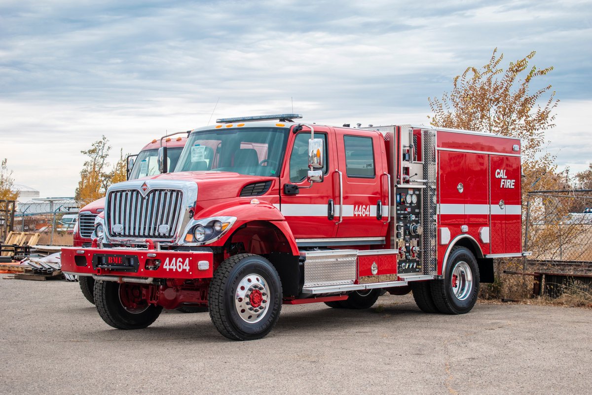 BMEFire's tweet photo. #RecentDelivery: This @CAL_FIRE Wildland Model 34 left our facility this morning. https://t.co/obQ4cQgc40