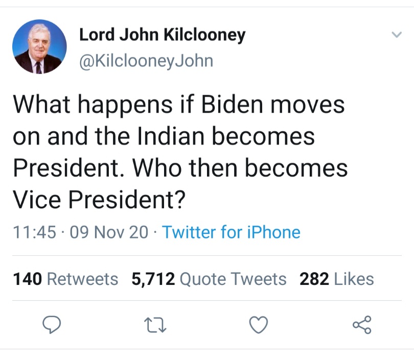 These Kilclooney tweets are a real insight into racism1. Does something racist