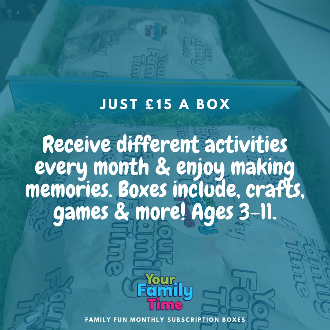 This month we have a delicious chocolate pizza making kit, explore the outdoors with a quirky discovery card game and paint your own Lego-like, ceramic Robots! 

SHOP NOW 
📦 yourfamilytime.co.uk/product/thismo…
