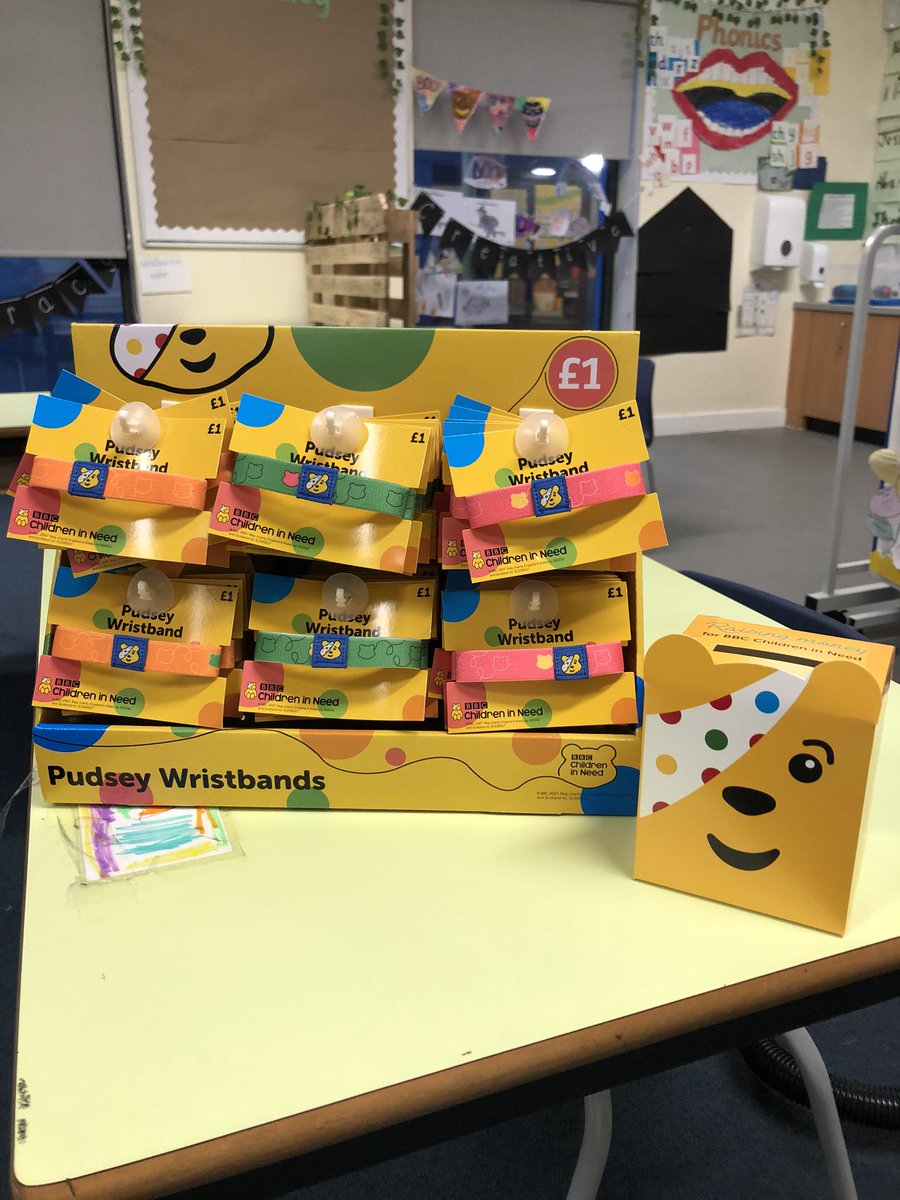 P2DSPS's tweet photo. Wristbands have arrived 🥳For sale from tomorrow in Simpson. £1. Please bring the correct change 😊. @SimpsonPrimary https://t.co/qQOEJDGP68