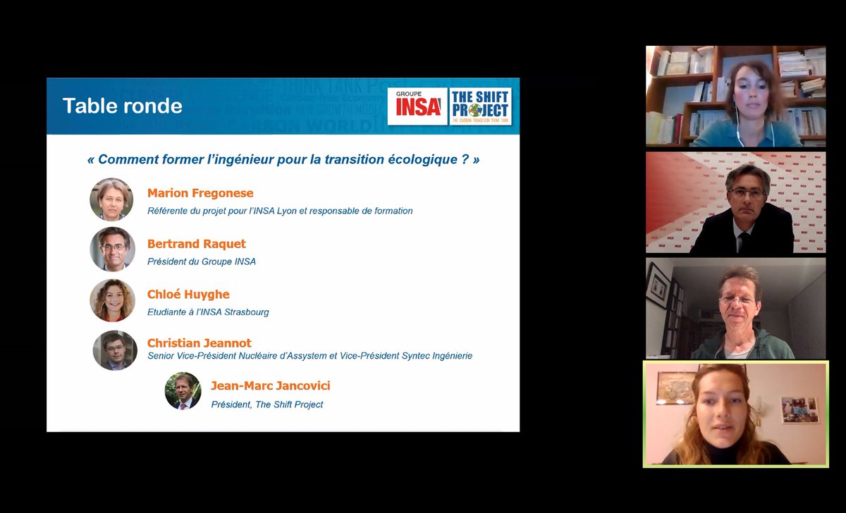 groupeinsa's tweet photo. Beaucoup d’étudiants sont désireux de se former scientifiquement et humainement aux enjeux du monde, en quête de sens, conscients d’évoluer dans un monde complexe. Échanges avec @theShiftPR0JECT @groupeinsa @JMJancovici https://t.co/UlPD9AWIJ3