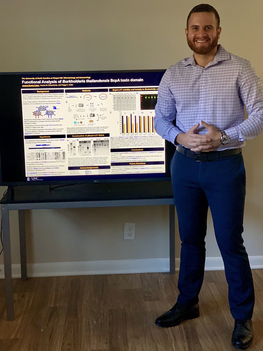joshinbiomed's tweet image. Super excited to share my ePoster at #ABRCMS2020!! If you are registered and would like to learn a little about how bacteria compete with each other, then come visit my virtual presentation EPMIC-581. 🧬 #PuertoRicansInABRCMS