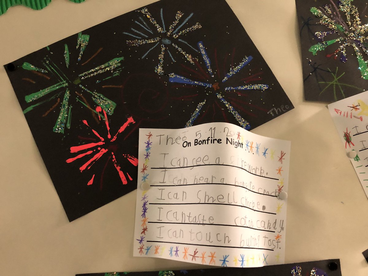 CarolineElsey's tweet photo. Some amazing writing and firework pictures from P2/3 #learningden https://t.co/vAJsapkBwi