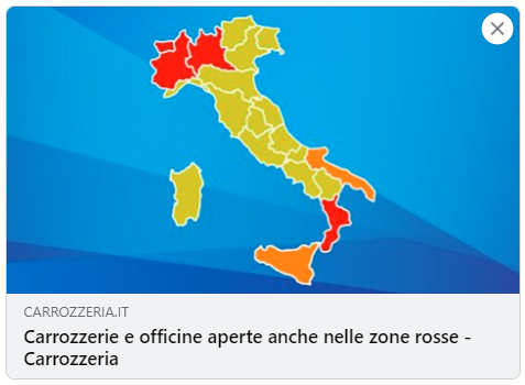 tiassisto24's tweet photo. Le Pillole di Tiassisto24 - Servizio di informazione in micro #news
#Carrozzerie, #officine, ricambisti e concessionarie ANCHE NELLE ZONE ROSSE resteranno aperte al servizio di tutti i Driver, rispettando tutte le misure di #sicurezza per il contrasto del #COVID19
@CarCarrozzeria https://t.co/JKzep3n2Mm