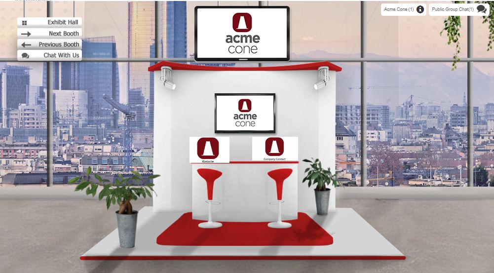 IIBEC2020's tweet photo. Trade show hours start now! Stop in to see @AcmeCone. Click their logo in the middle of the booth, for downloadable resources about flashing and venting. Chat with booth rep Rick Montoya if you have questions. https://t.co/qhQGbD7tgo #IIBECEducation #IIBECBES #flashing #singleply https://t.co/zNbSYsyByR