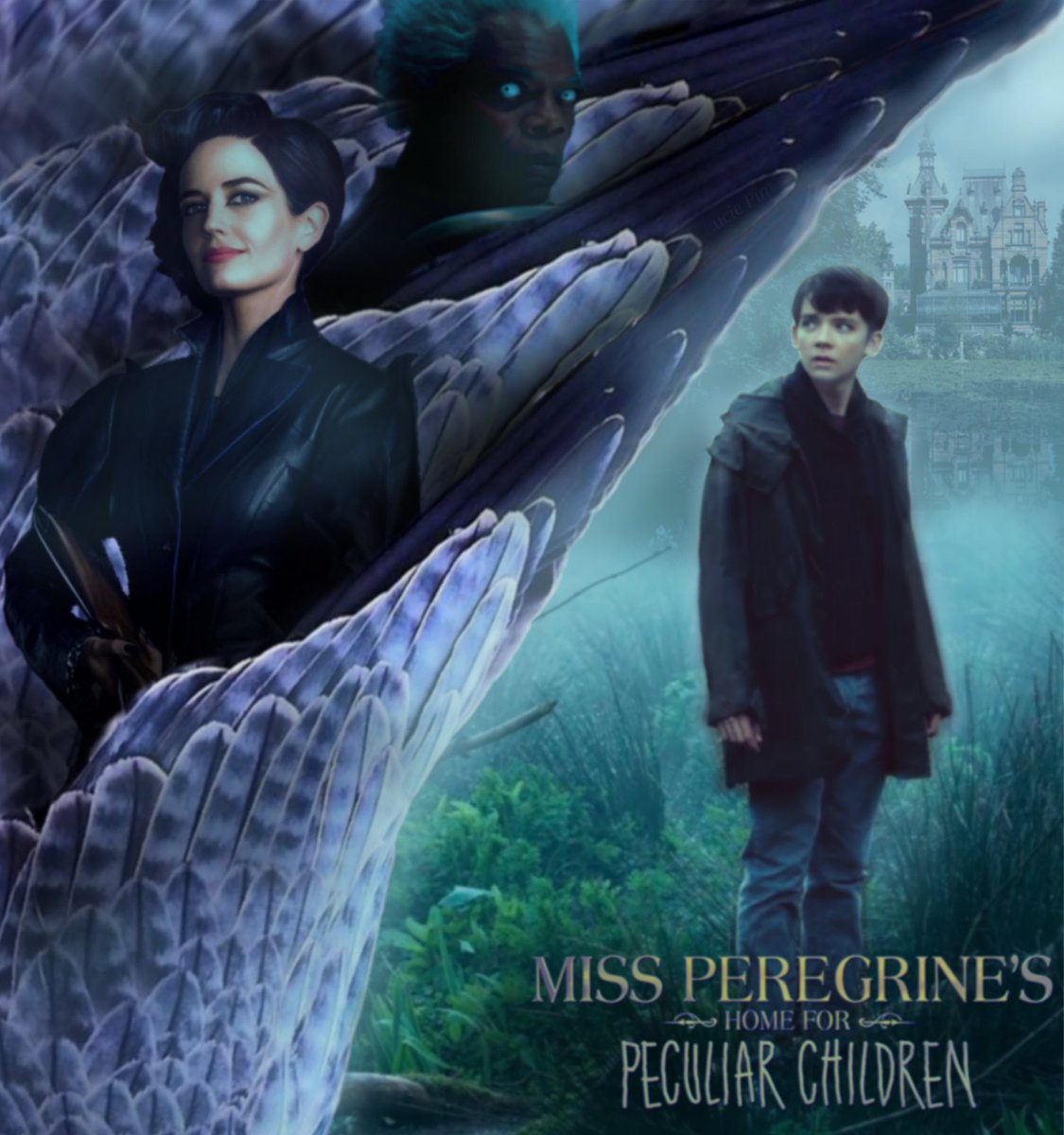 lucie_pim's tweet photo. ...Miss Peregrine's Home for Peculiar Children...
(I really enjoy this movie 😍😍)
#DisneyPlus #missperegrine #Barron #JacobPortman #EvaGreen #AsaButterfield #samuelljackson #burton #timburton #digitalmanipulation #movieposter #photomanip #manip #creation #posterdesign #Poster https://t.co/GgakTWK4S9