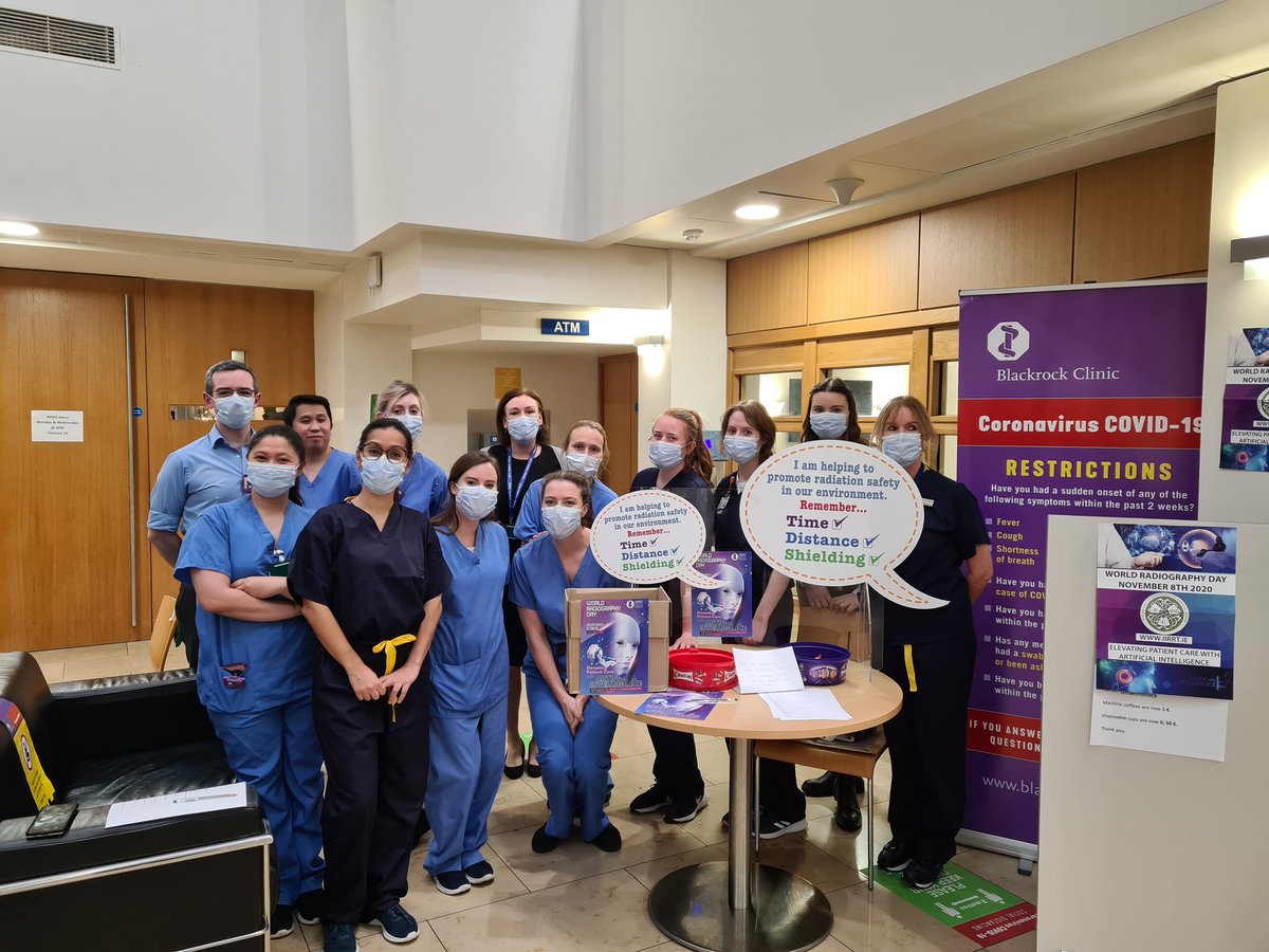 ElizaethMaster2's tweet photo. Blackrock Clinic celebrates Word Radiography Day! Well done to everyone involved! https://t.co/r4odEspqbk
