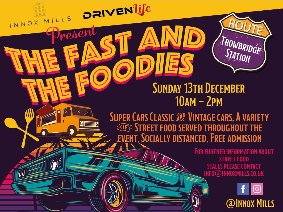 Bath & Wilts Parent (@bath_wilt_p) on Twitter photo Good news! The Fast And The Foodies event with <a href="/innoxmill/">Innoxmills</a> has been rescheduled for 13 December, 10am-2pm! Good news! The Fast And The Foodies event with <a href="/innoxmill/">Innoxmills</a> has been rescheduled for 13 December, 10am-2pm!