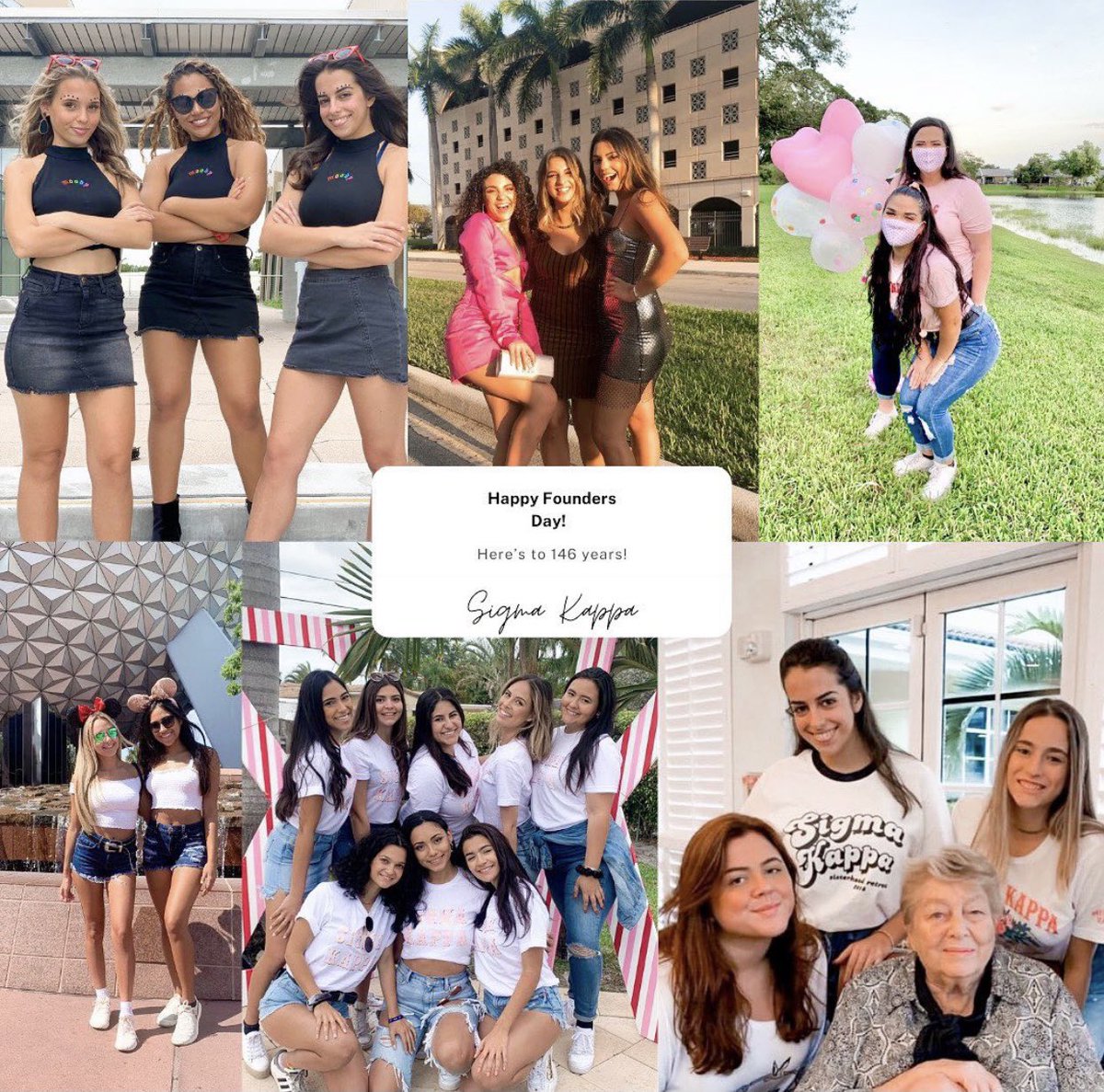 146 years ago, Sigma Kappa, a sisterhood like no other was founded by 5 amazing women💜 Thank you for giving us our bridesmaids, best friends, and most importantly our sisters💫