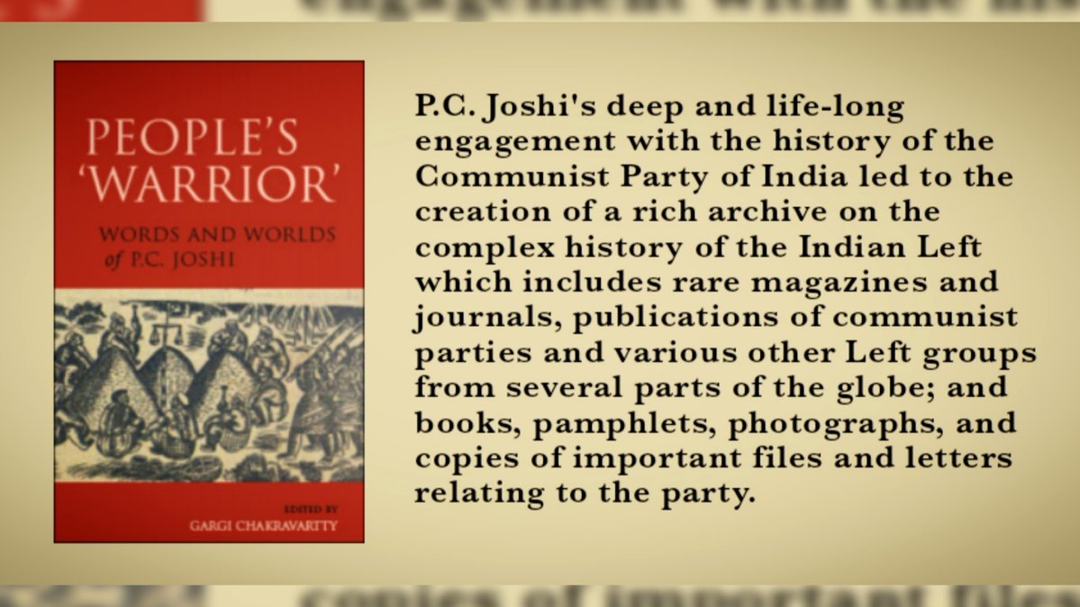 Tulikabooksdel's tweet photo. PEOPLE’S ‘WARRIOR’: WORDS AND WORLDS OF 
P.C. JOSHI,  Ed. #GargiChakravartty 

To order
https://t.co/5suNljbywy

#PCJoshi #DeathAnniversary #communistpartyat100 #JNU #archive #catalogue #KDamodaran #CPI #Leftist #ContemporaryHistory #History #MeerutConspiracyCase https://t.co/LBtyJx6dQp