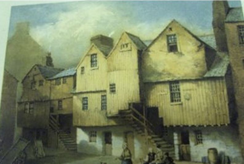 The Great fire of Glasgow June 17th 1652