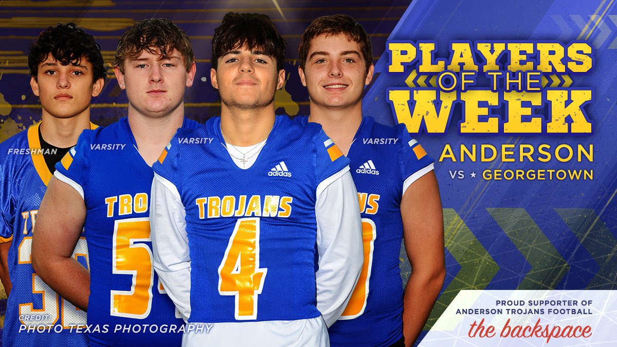 Congrats to our Players of the Week for our Freshman, JV and Varsity Teams. These young men worked hard on the field and earned the coaches designation for this honor! Looking forward to seeing y'all on the field again this week! #ATtacksuccess #YAC #1TEAM #FightOn
