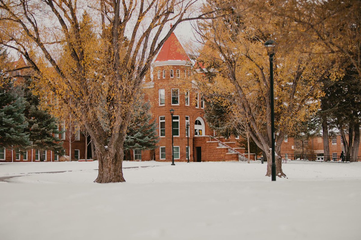 NAU's tweet photo. Cue  🎵 ❄️ Walking in a winter wonderland ❄️ 🎵
#MyNAUview #Flagstaff https://t.co/Yqv2nc4VcU