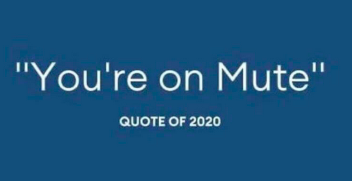 sandy_carter's tweet photo. So true!   Quote of 2020! 

You've on MUTE!!!!

#quote #MondayMotivation https://t.co/47uRarSpZ2