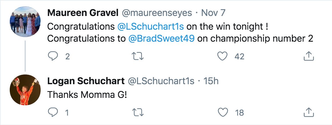 WorldofOutlaws's tweet photo. Comradery at its finest. #DIRTTogether https://t.co/b0Ki4G8t15