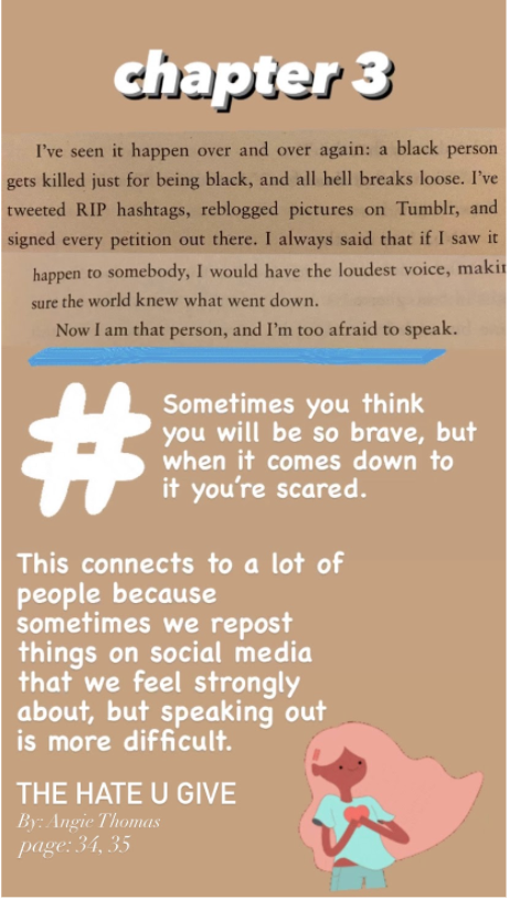 laurenrabourn's tweet photo. My fave part of a novel study: When Ss read, analyze, & reflect. #booksnaps & journal entries are a great way to see what individual Ss are learning & connecting to.
@TheHateUGive forces some truly honest discussion about the real world.
#thuglife #makelearningrelevant #yorkdukes https://t.co/FpLMjbwh71