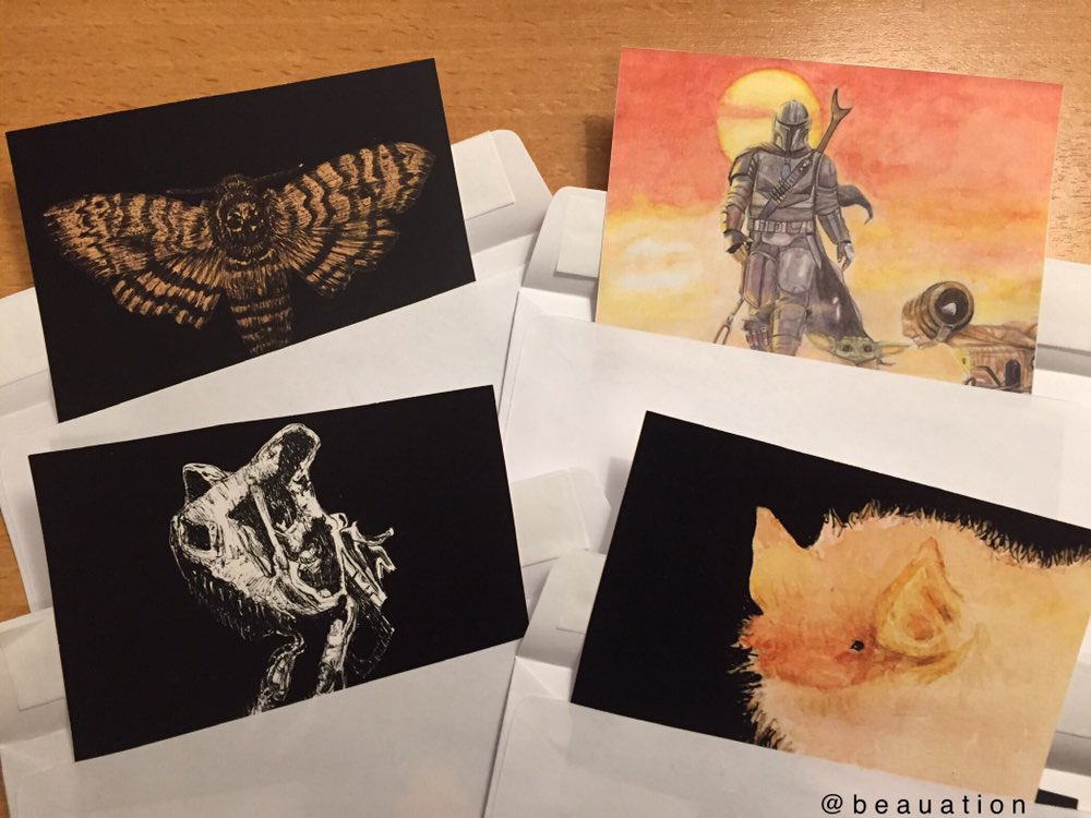 beauation's tweet photo. #Congratulations to last week’s #winners of our #DarkCreatures prints & the #Mandalorian fan art print, during our #Twitch #streamparty!
Join our #creativegarden weekdays @
https://t.co/rz02H6RSFB .
#darkcreatureschallenge #octoberchallenge #wildlifeart #fanart https://t.co/SdkFdZxEFo