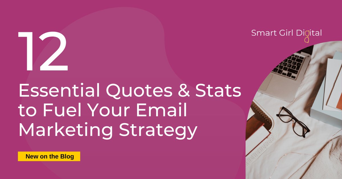 SmartGirlDigit1's tweet photo. Email marketing is an essential part of a smart digital strategy but it’s easy to get overwhelmed with automation. Click below to get 12 essential quotes &amp; stats to fuel your #emailmarketing #strategy. 

https://t.co/p7q3fcFHLT https://t.co/F9fMVBb3uK