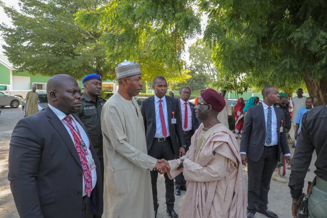 GovBorno's tweet photo. Payment of LG pensions: @ProfZulum appears at verification centre.. https://t.co/ulxiIyTrkA https://t.co/ZiEcoKu3Bk
