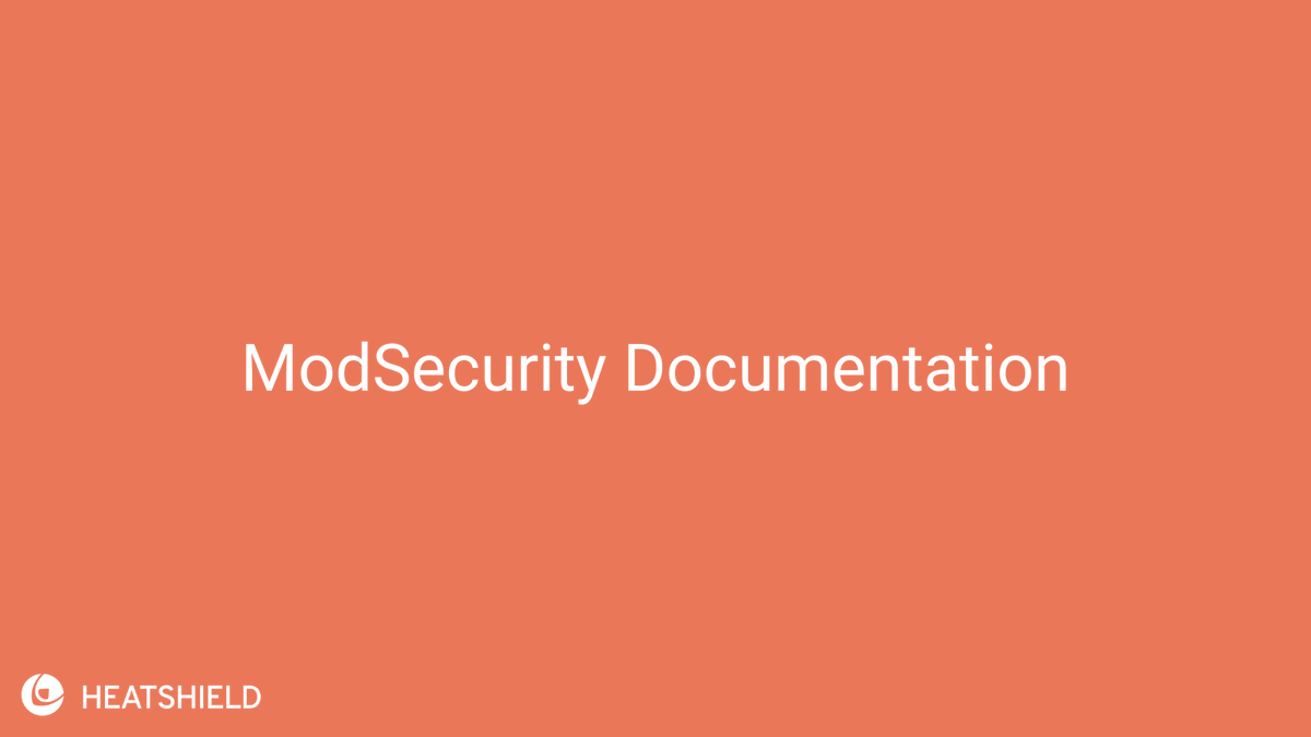 HeatShieldIO's tweet photo. Want to learn more about @ModSecurity? Take a look at our ModSecurity documentation https://t.co/B3DDLF54Cs

@modsecurityhandbook #modsecurity #cybersecurity #onlinesecurity https://t.co/nmVinyYKXo
