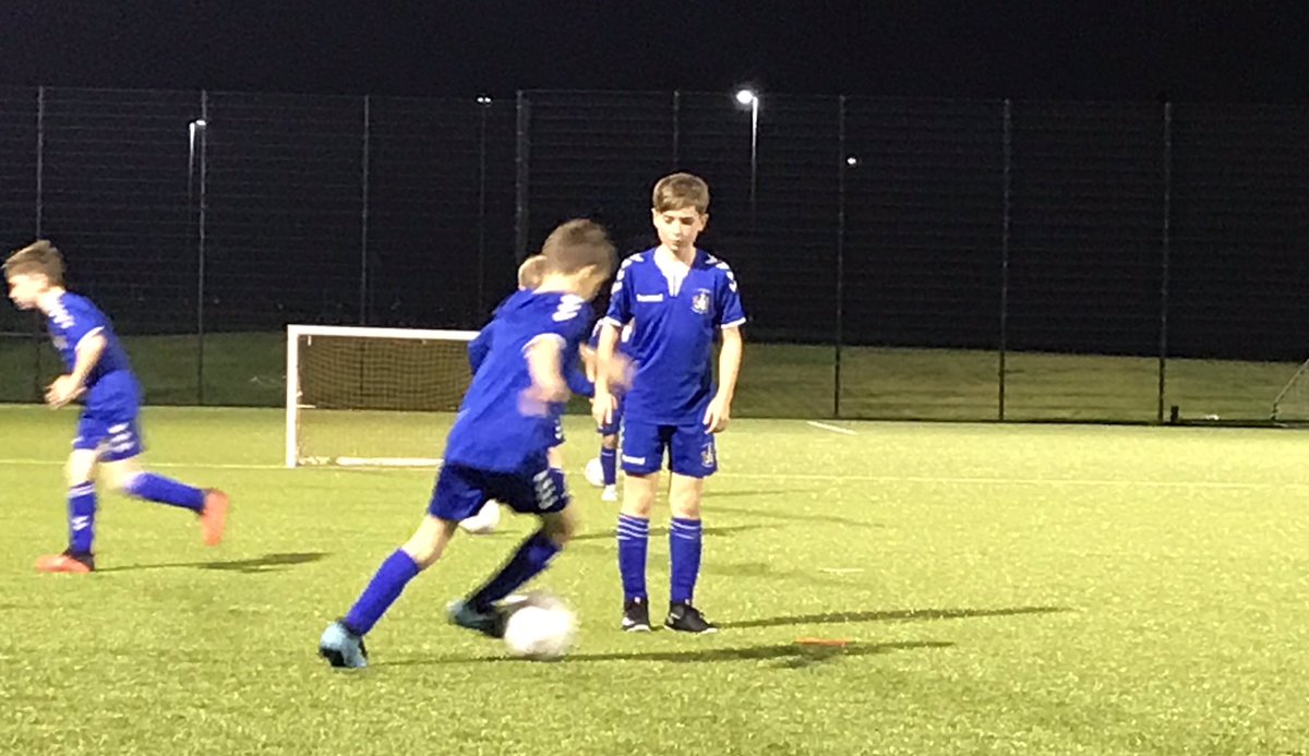 KFCYouthAcademy's tweet photo. Skill acquisition night at the Academy ⚽️ @KFCYouthAcademy @KillieTrust @KilmarnockFC Head of Children’s Academy Stevie Hamilton develops skills in our young players tonight #respect#endeavour #dailyexcellence https://t.co/gIgdU7tfvc