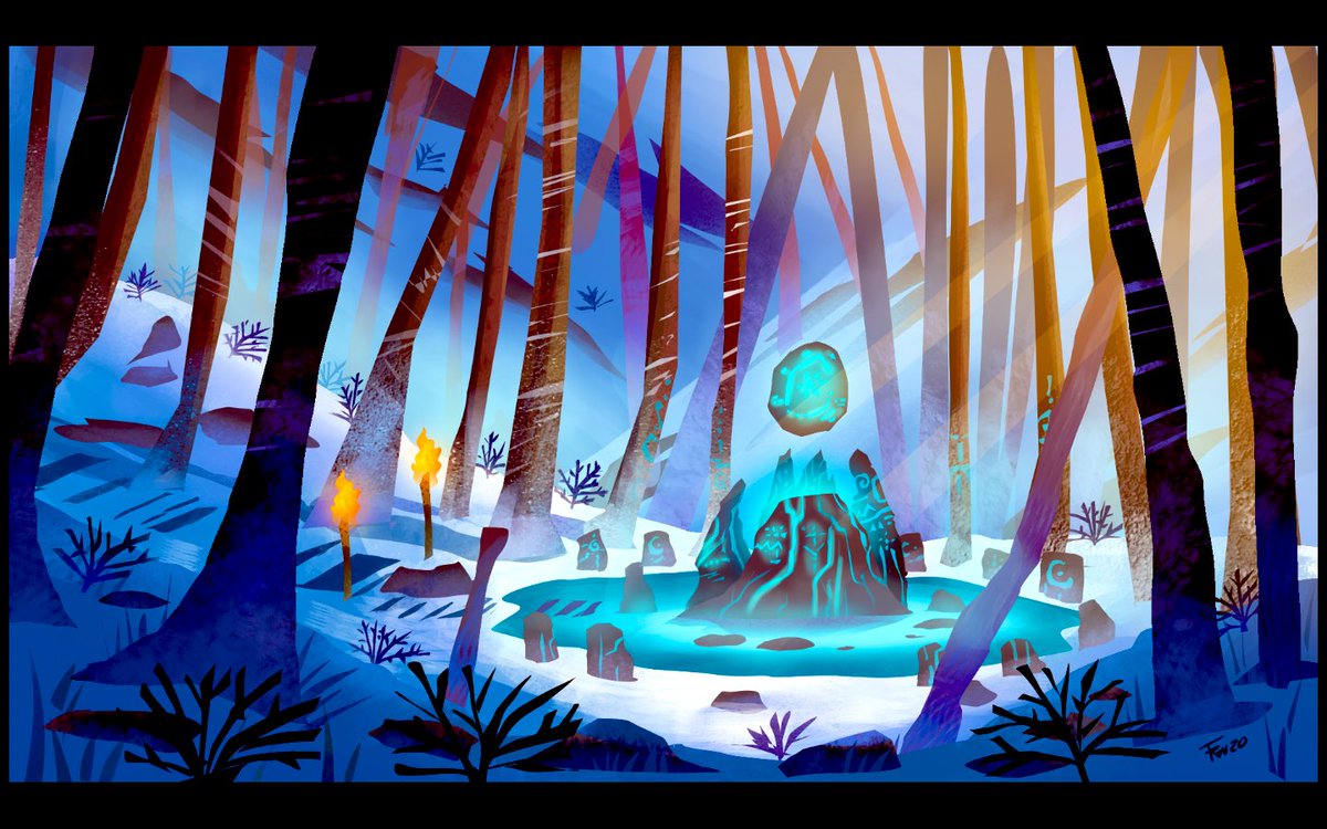 frankjovarg's tweet photo. #workinprogress #illustration #forest #magic #rune #celtic #conceptart #conceptbackground https://t.co/4hJw9B6csS