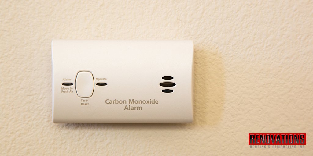 Home Safety Tip: Check your carbon monoxide detectors and put in fresh batteries. A carbon monoxide detector can save lives if a home has oil or gas-burning appliances, like a furnace or water heater. via <a href="/RenovationsRoof/">Renovations Roofing</a>