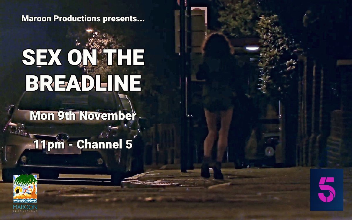 Tonight at 11pm on <a href="/channel5_tv/">Channel 5</a> tune in to the compelling  #SexOnTheBreadline which  explores the world of 'survival sex'. 
Through the lives of two women we examine the stark choice of trading sexual services to see some of their most basic of needs met. #survivalsex #poverty