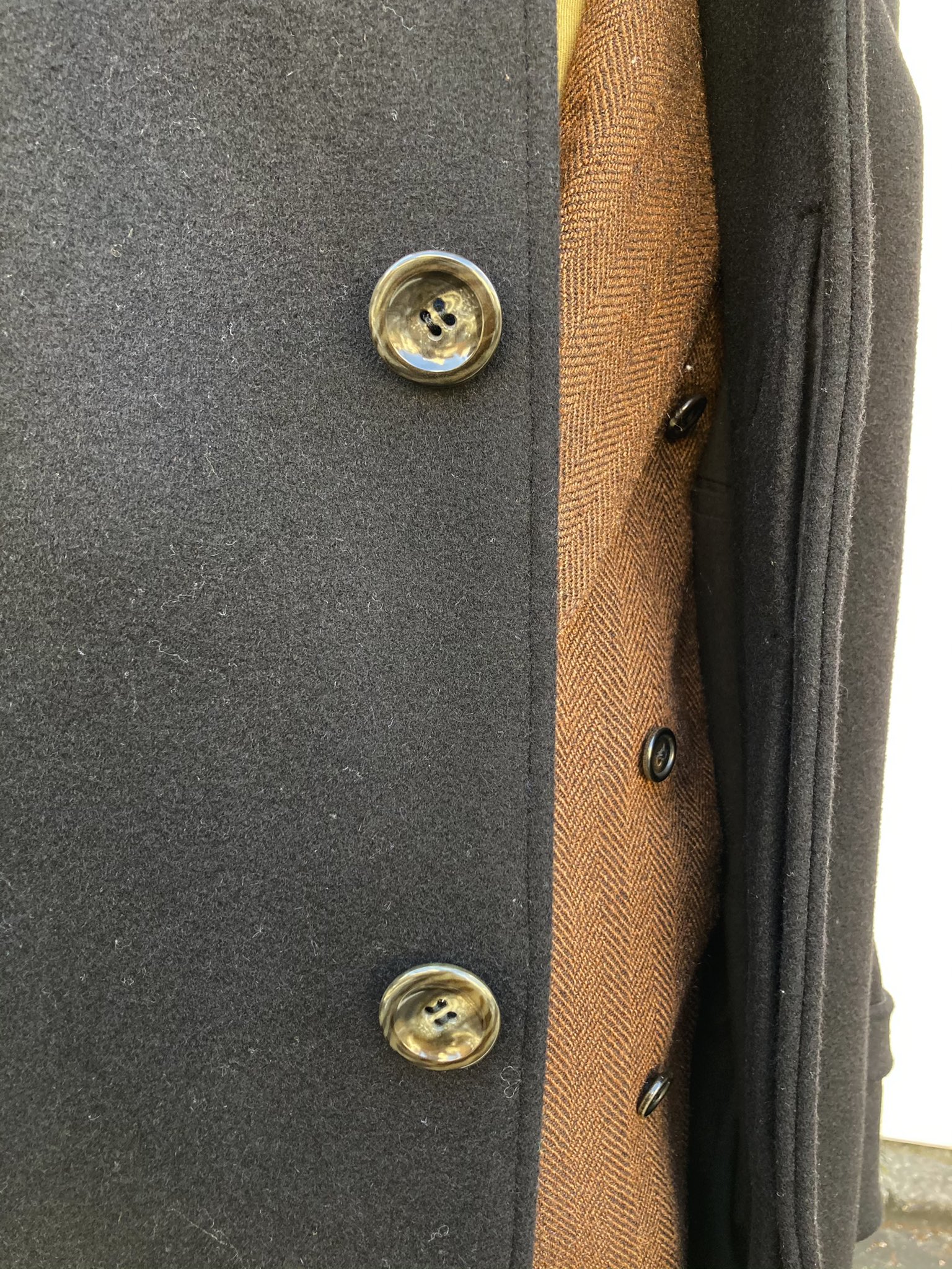 FRANK LEDER メルトンショートコート　ドイツ製　ベルト　ウール レザーベルトウールショートコート 【即納商品】 | コート | | zazi