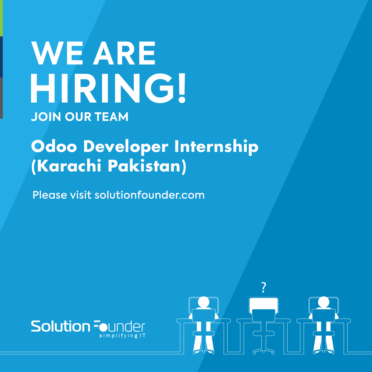 Interns are welcome. Karachi Pakistan.