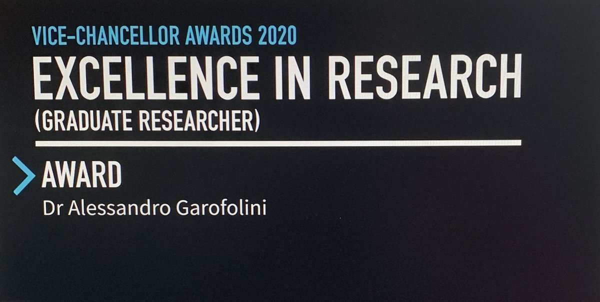 Alessandro Garofolini (@agarofolini) on Twitter photo Honored to be awarded the Victoria University VCAward of excellence in research (graduate researcher) #VCAwards2020 <a href="/victoriauninews/">Victoria University</a> Honored to be awarded the Victoria University VCAward of excellence in research (graduate researcher) #VCAwards2020 <a href="/victoriauninews/">Victoria University</a>