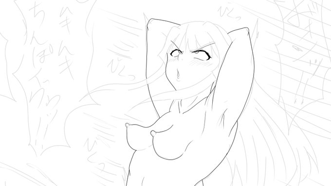 線画進めてます 