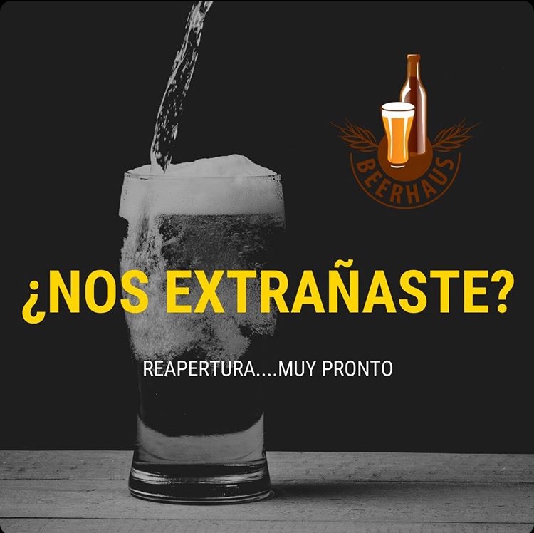 BeerHausMTZ's tweet photo. ¡Ya casi estamos de regreso! 🍻 Pronto anunciaremos la fecha de reapertura 😉 #BeerHausSV #BeerHausMTZ #MTZBrewingCo #CraftBeer #ConsumeLocal https://t.co/15FvCZj0ZG