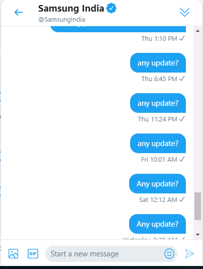 johnjinesh's tweet image. See the response of Samsung India.. this continue more, @SamsungMobile @SamsungIndia