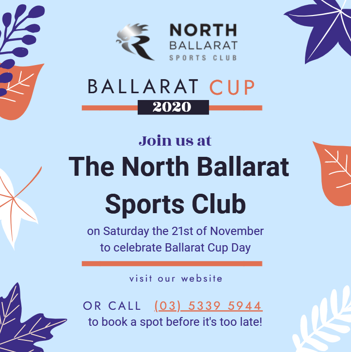 north_fnc's tweet photo. Looking for somewhere to celebrate this years Ballarat Cup? 

Why not head to the The North Ballarat Sports Club and support our club. #supportoursponsors #visitballarat #ballaratbusiness . 

Ballarat Turf Club at Sportsbet-Ballarat https://t.co/2QpnN6wvr7