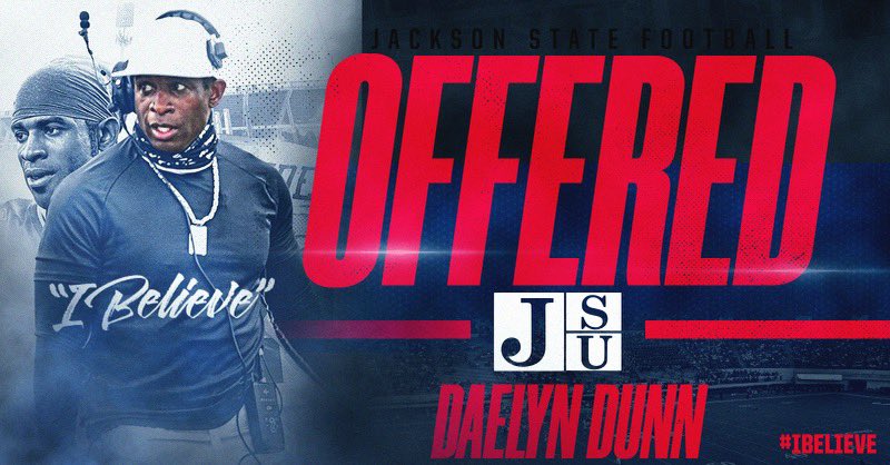 dunn_daelyn's tweet photo. 🙏🏿 God Is Great @deionsanders @Coach_O @gojsutigersfb #ibelieve https://t.co/c2AXgpRY63