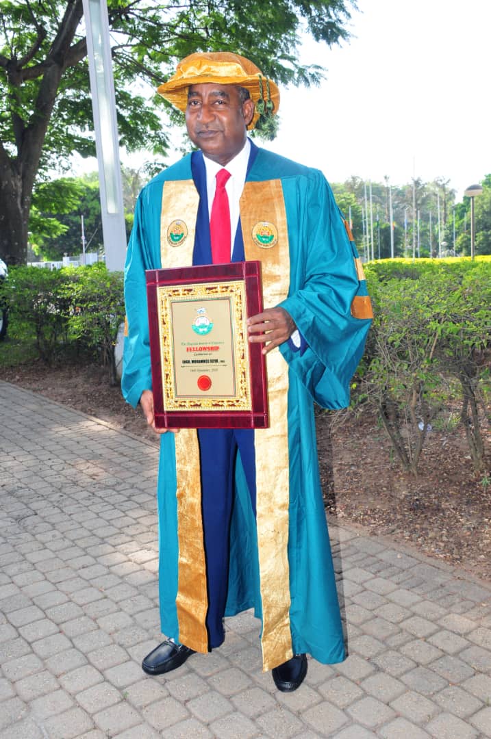 DBI_Education's tweet photo. More pictures from the ceremony At the International Conference Centre, Abuja.
PDBI being Conferred as a "Fellow" of the Nigerian Society of Engineers. #DigitalBridgeInstitute https://t.co/SogfKWslFS