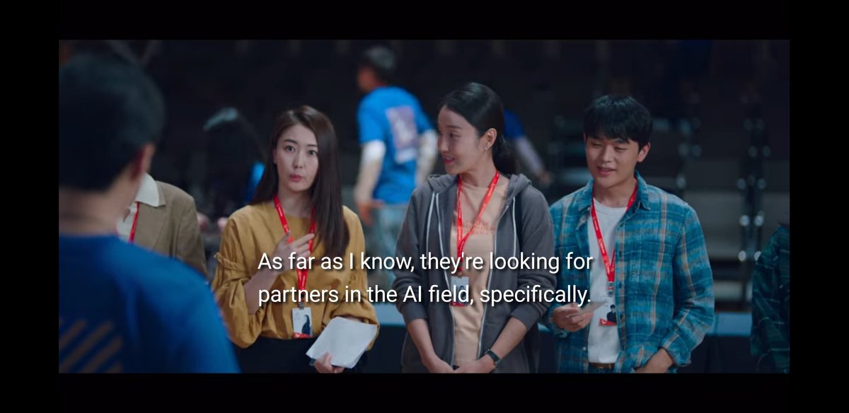 The rumor is that SSto tries to find global partner for AI technology. The reality is Alex came as talent scouter for  #namdosan. So seeing the preview next week  #samsantech will fight with  #injaecompany to be SSTo AI Global Partner.