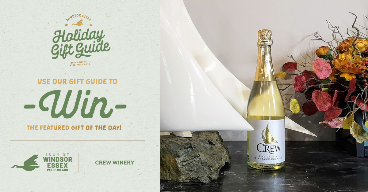 CONTEST ALERT! Let us take care of your shopping list. Enter our 40 Days of Giveaways contest for your chance to win our 2020 Holiday Gift Guide feature gift of the day – Auld Lang Wyne Kit from <a href="/CREWinery/">Colchester Ridge</a>. Click woobox.com/3x6sox and enter daily until Dec. 18 #YQG