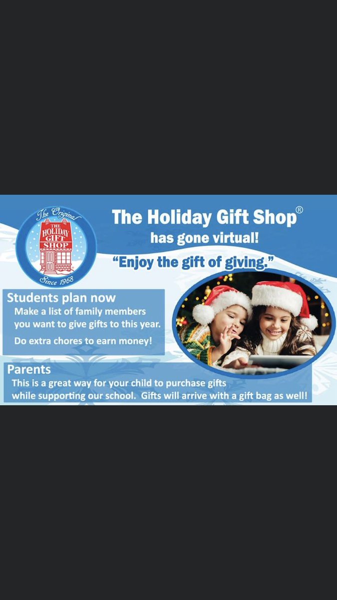 PTA4CGE's tweet photo. We are sad we cannot help our students holiday shop for their families this year but, we have a back up plan. Information will be coming home soon. https://t.co/f3OT3bm1vW