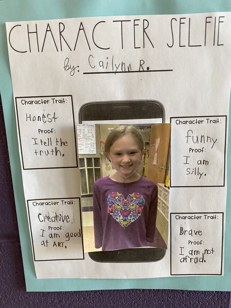 Wildwood_Tweets's tweet photo. Character Selfies! The way students see themselves is important. #WhateverItTakes @mrs_davis3 #WildwoodWins #UNITE #MiddieRising https://t.co/zTxMfXiWnU