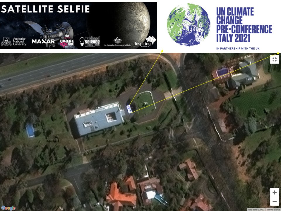 ItalyinAU's tweet photo. A Satellite Selfie is forever! 🛰📸🇮🇹️

So it is our commitment to encourage the highest possible ambition on tackling climate change and building a better world for future generations.

Image credits
📸 @Maxar 

#CBR
#scienceselfie
#scienceweek
@ItalyMFA https://t.co/vG0mq6nyWP