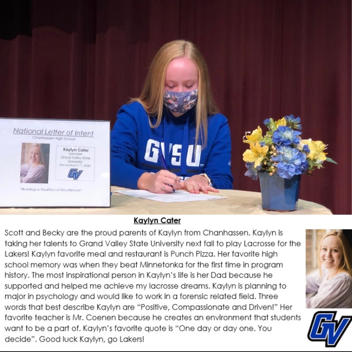 chanstormAD's tweet photo. Congratulations Kaylyn, super excited for you!  All your hard work and dedication is paying off!  Excited to watch you compete at the next level, where you will do great things!  #StayFearless #StormStar #Goalie #Congrats @stormglax https://t.co/MObnexuMei