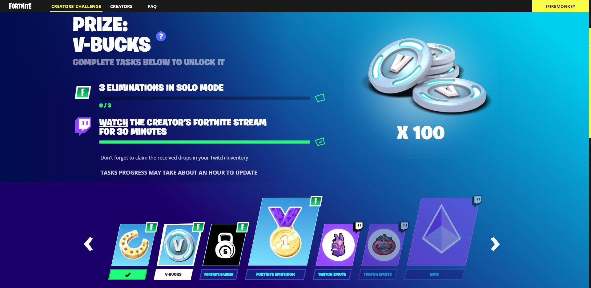 Ifiremonkey I Waited A While For This To Update But Also If You Want A Head Start On Some Future Challenges One Of Them Is For Following The Official Fortnite