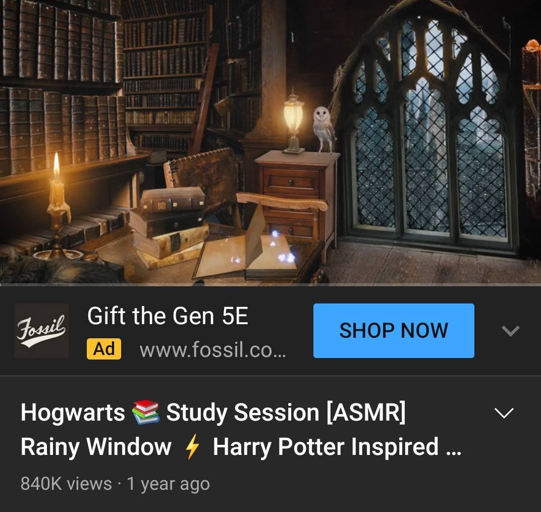 adabethcroft's tweet photo. @summer95 Harry Potter Ambiance on YT changed my life!! https://t.co/gof5MuTCzT